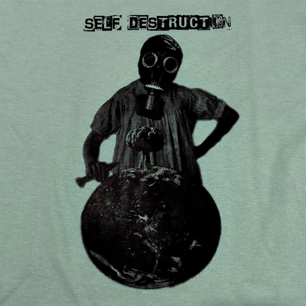 Camiseta Oversize Clásica Unisex- Self Destruction- Inkzurekto Merch