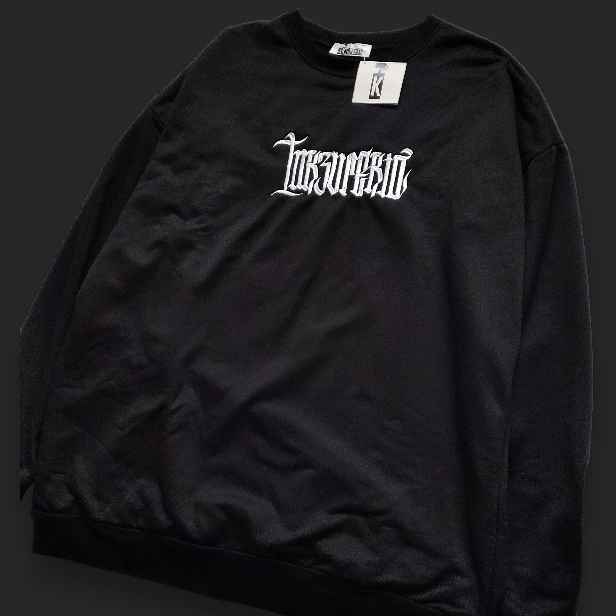 Hoodie Extra Oversize- Unisex-Inkzurekto Font 2- Inkzurekto Merch