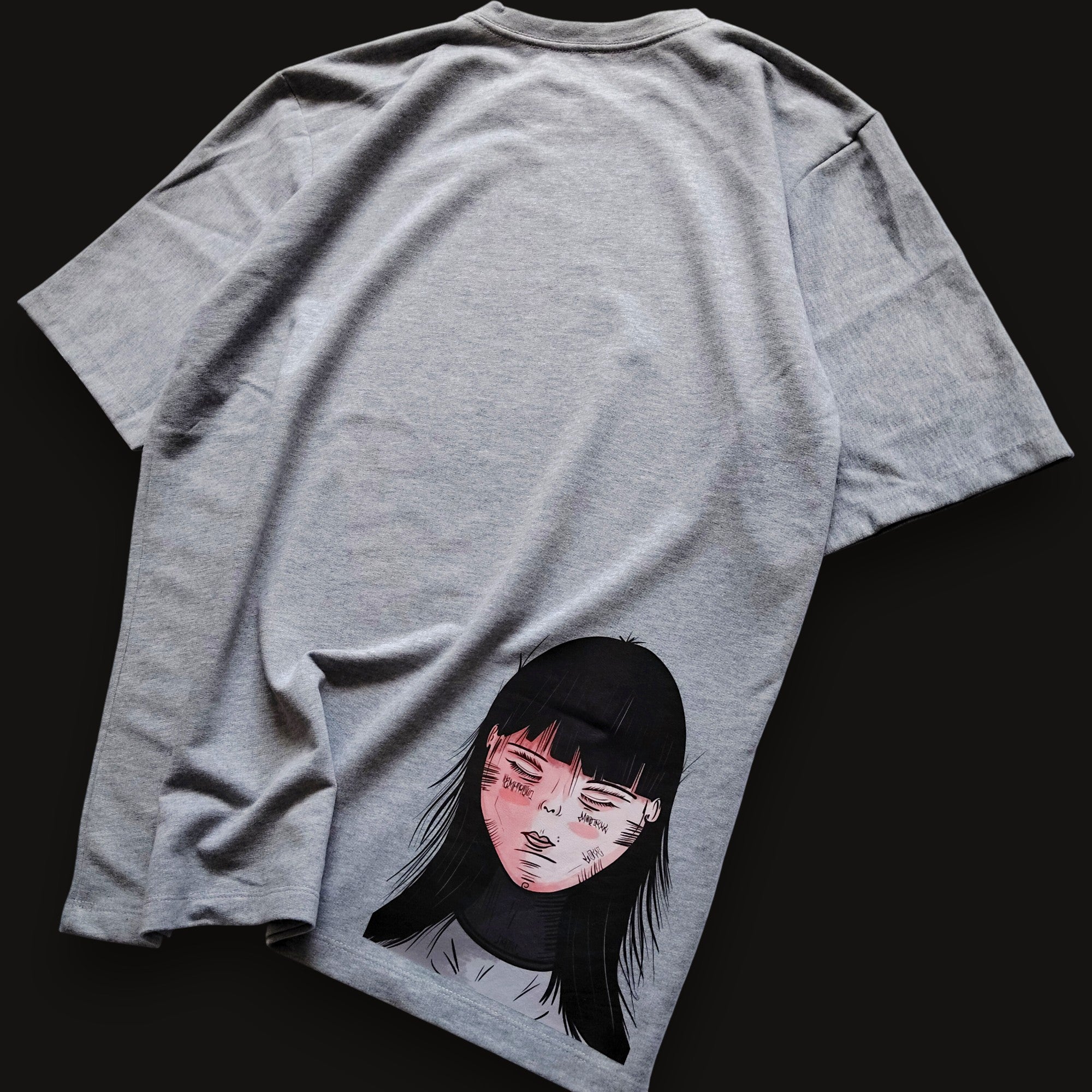 Camiseta Oversize Clásica Unisex- No Cry- Inkzurekto Merch