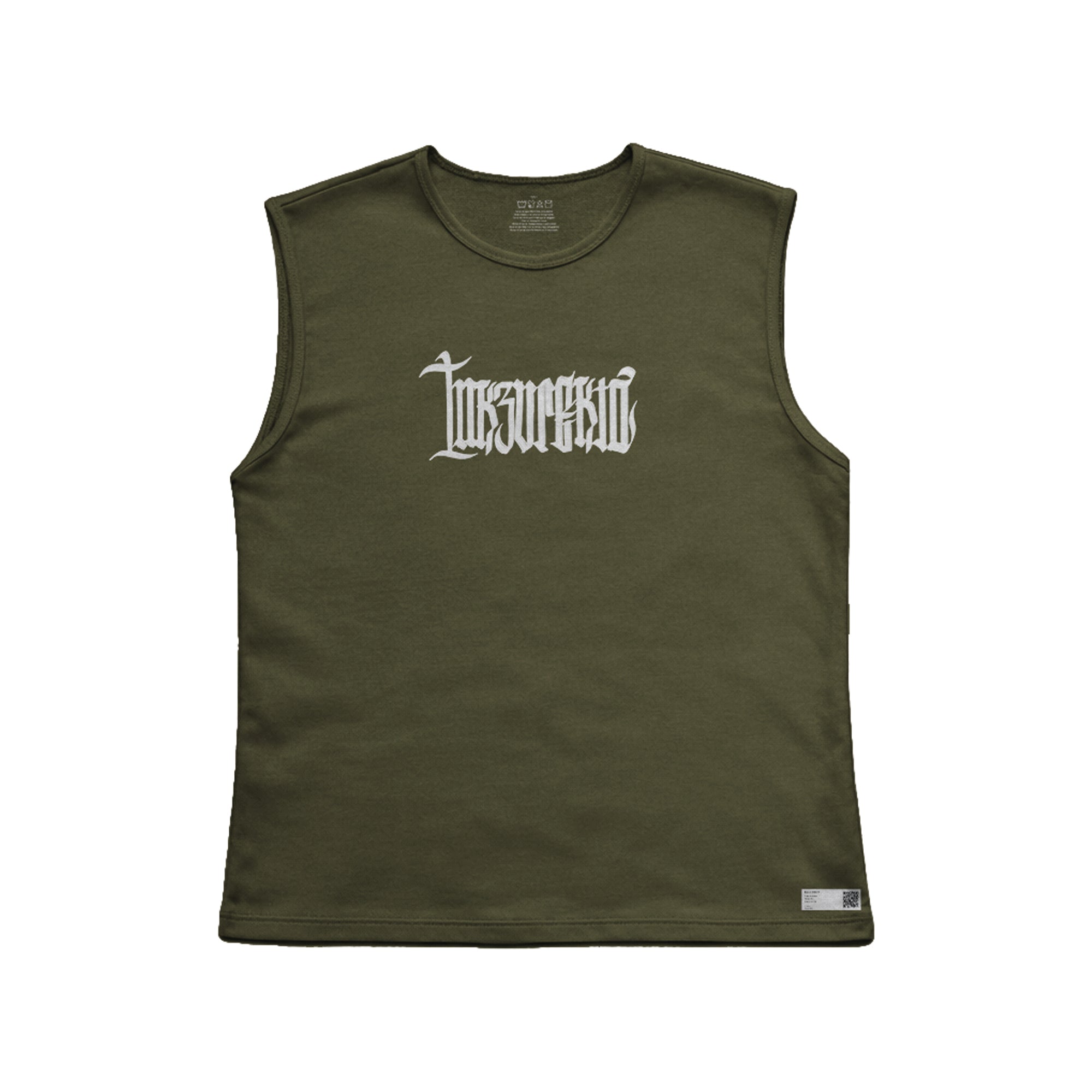 Sleeveless Tee Oversize Kore "Inkzurekto Caligraffiti "K"