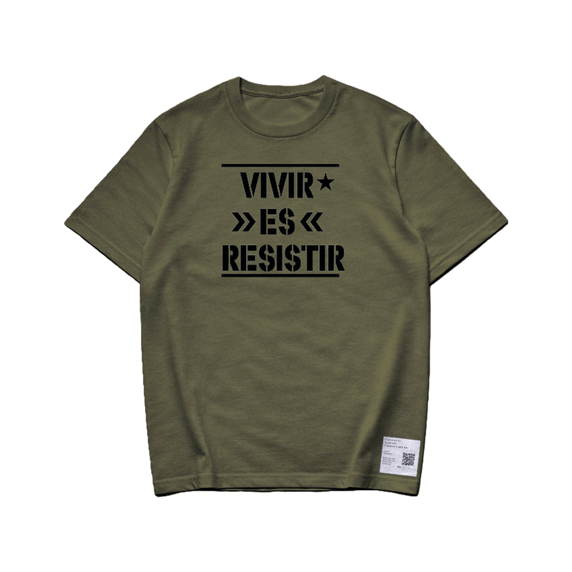 Tee Oversize Classic "Vivir Es Resistir"