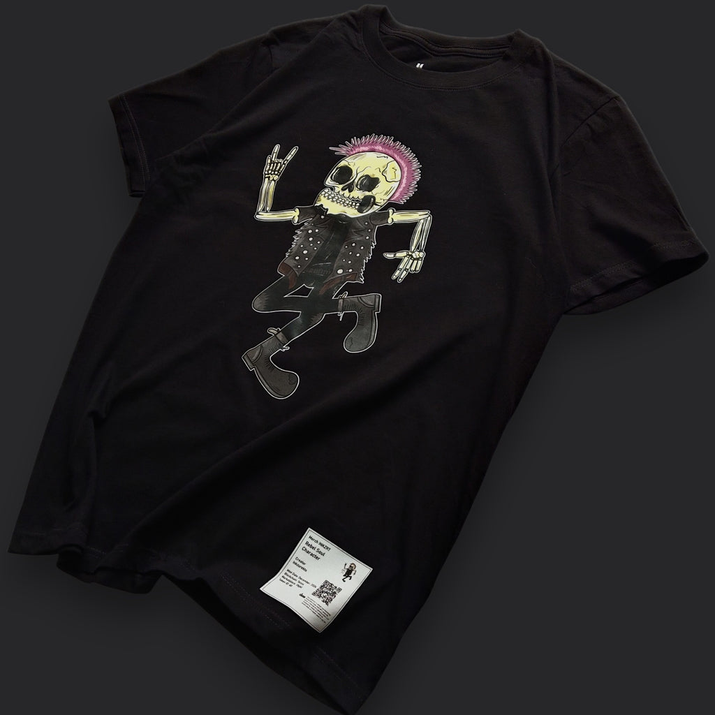 Camiseta Basic Rutz Unisex-Rebel Soul Punk- Inkzurekto Merch