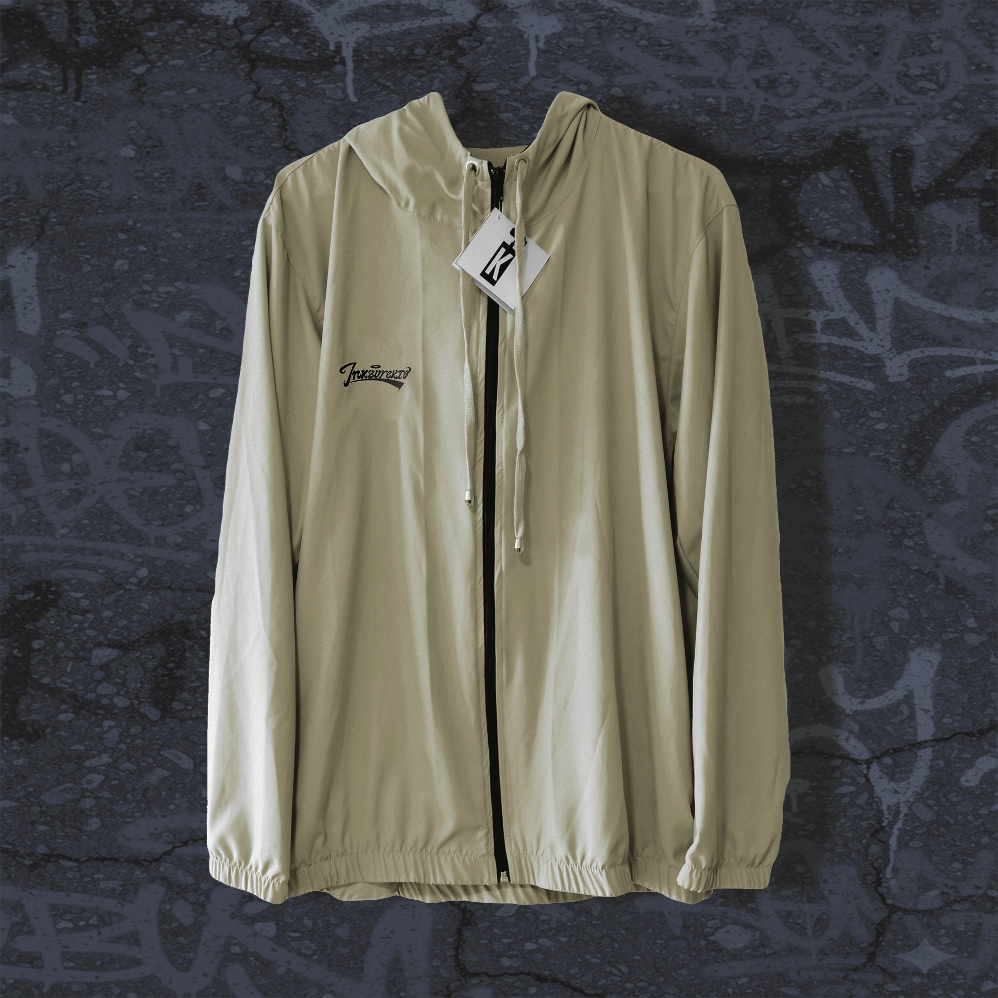 Chaqueta Windbreaker- Unisex-Inkzurekto Font- Inkzurekto Merch