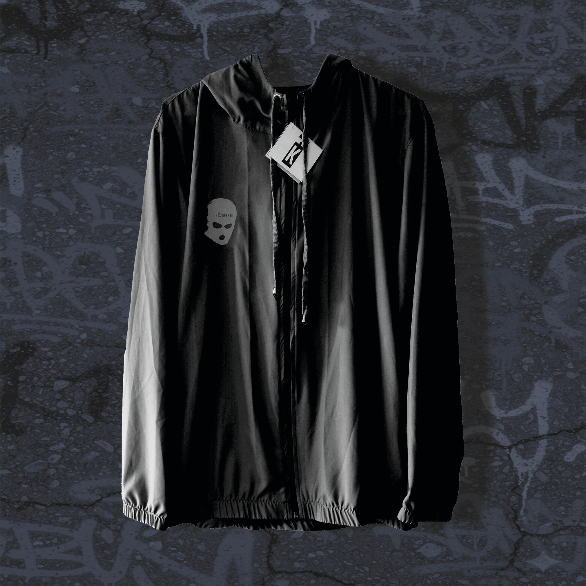Chaqueta Windbreaker N- Unisex- Hooded- Inkzurekto Merch