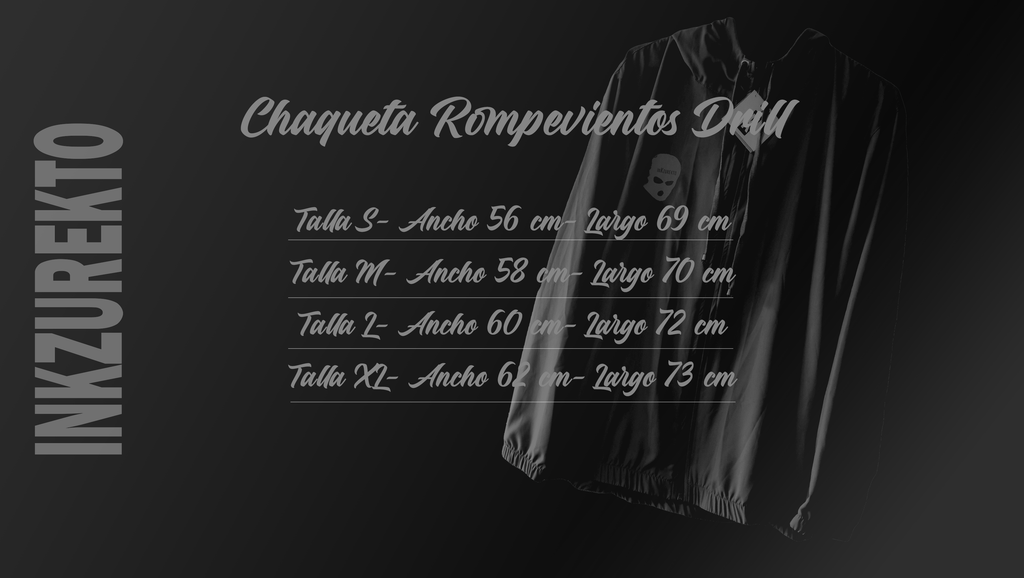 Chaqueta Windbreaker N- Unisex- Hooded- Inkzurekto Merch