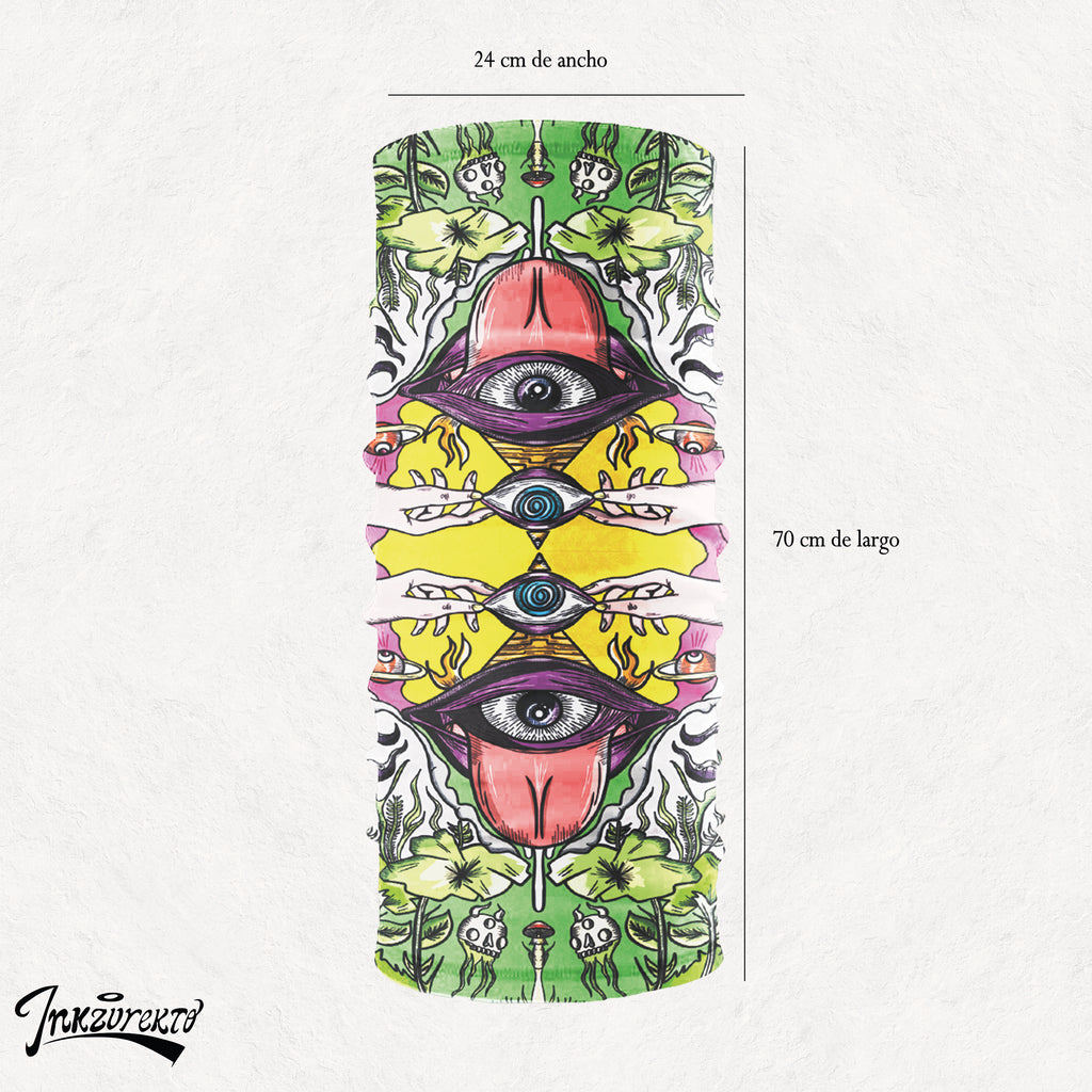 Neck Gaiter Long Pro- Unisex-Thirs For Light- Inkzurekto Merch