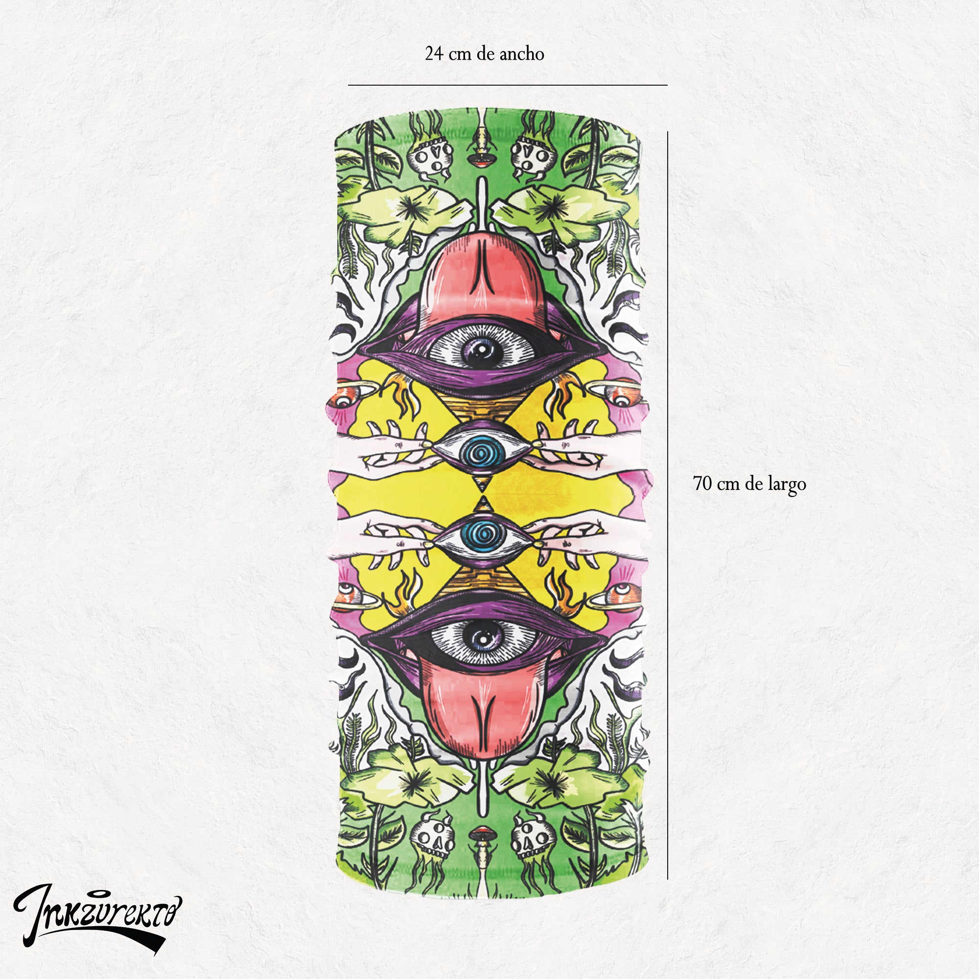 Neck Gaiter Long Pro- Unisex-Thirs For Light- Inkzurekto Merch